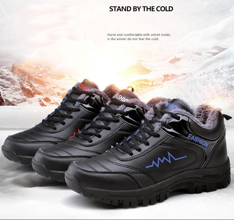 Winter Womens Mens Boots Shoes Plush Warm Sneakers