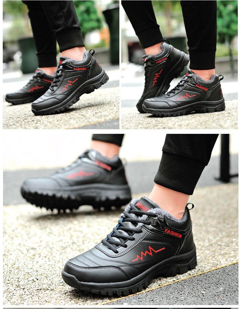 Winter Womens Mens Boots Shoes Plush Warm Sneakers