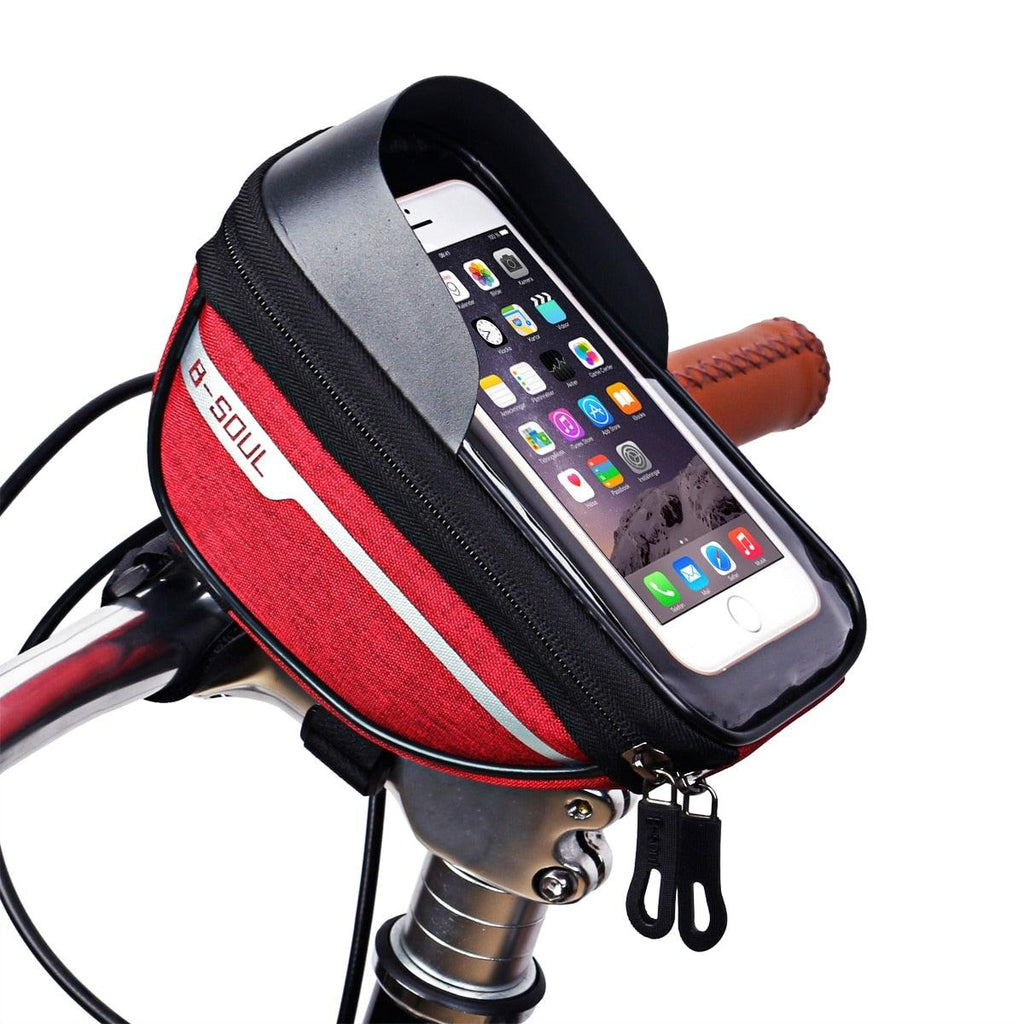 Cycling Bicycle Bike Head Tube Handlebar Cell Mobile Phone Bag