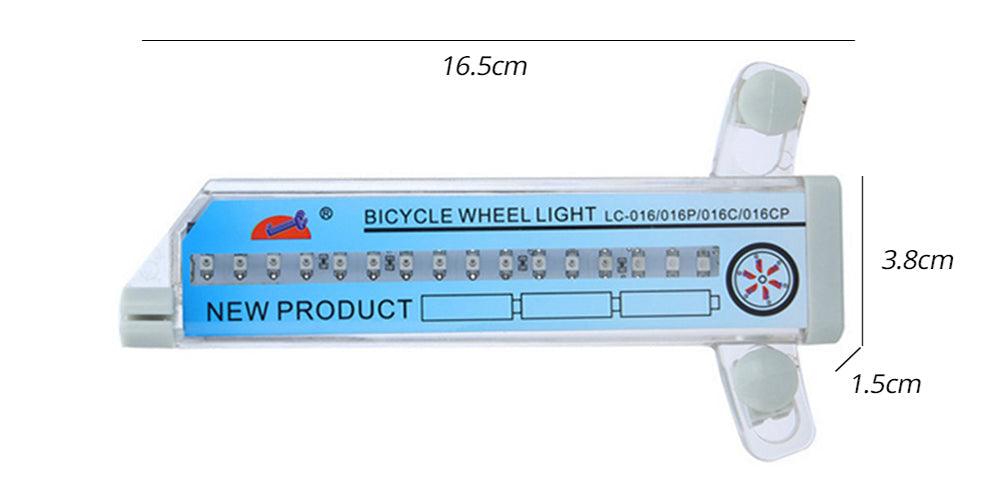 32 Pattern Bike Light Bicycle Wheel Light Double Display Flash 32 RGB LED Light
