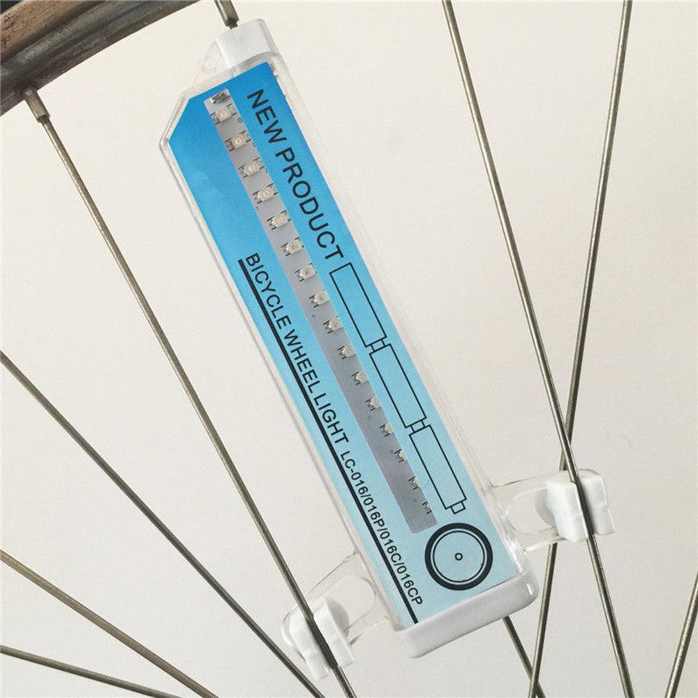 32 Pattern Bike Light Bicycle Wheel Light Double Display Flash 32 RGB LED Light