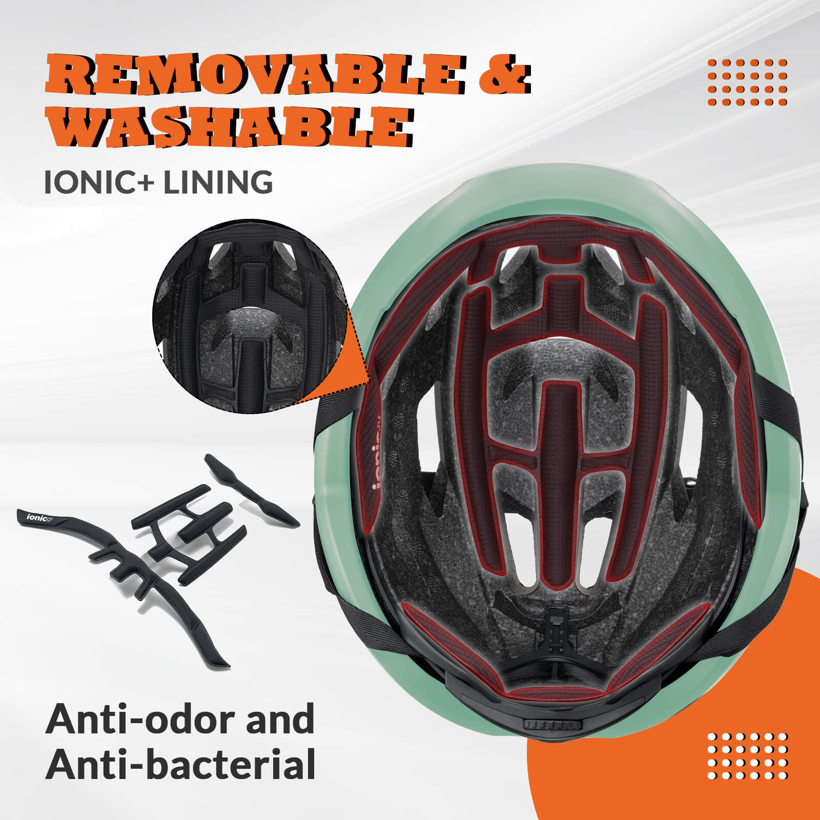 LK-12 Flowing Light Cycling Bike Helmet