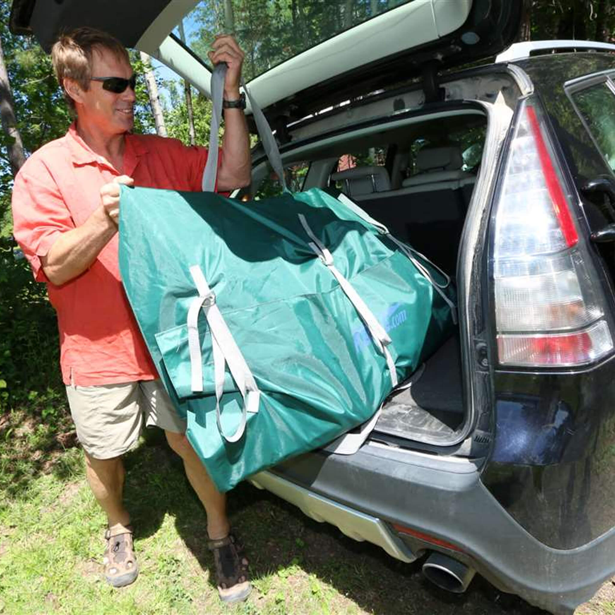 Sea Eagle 3-People  Inflatable Travel Canoe, 16FT