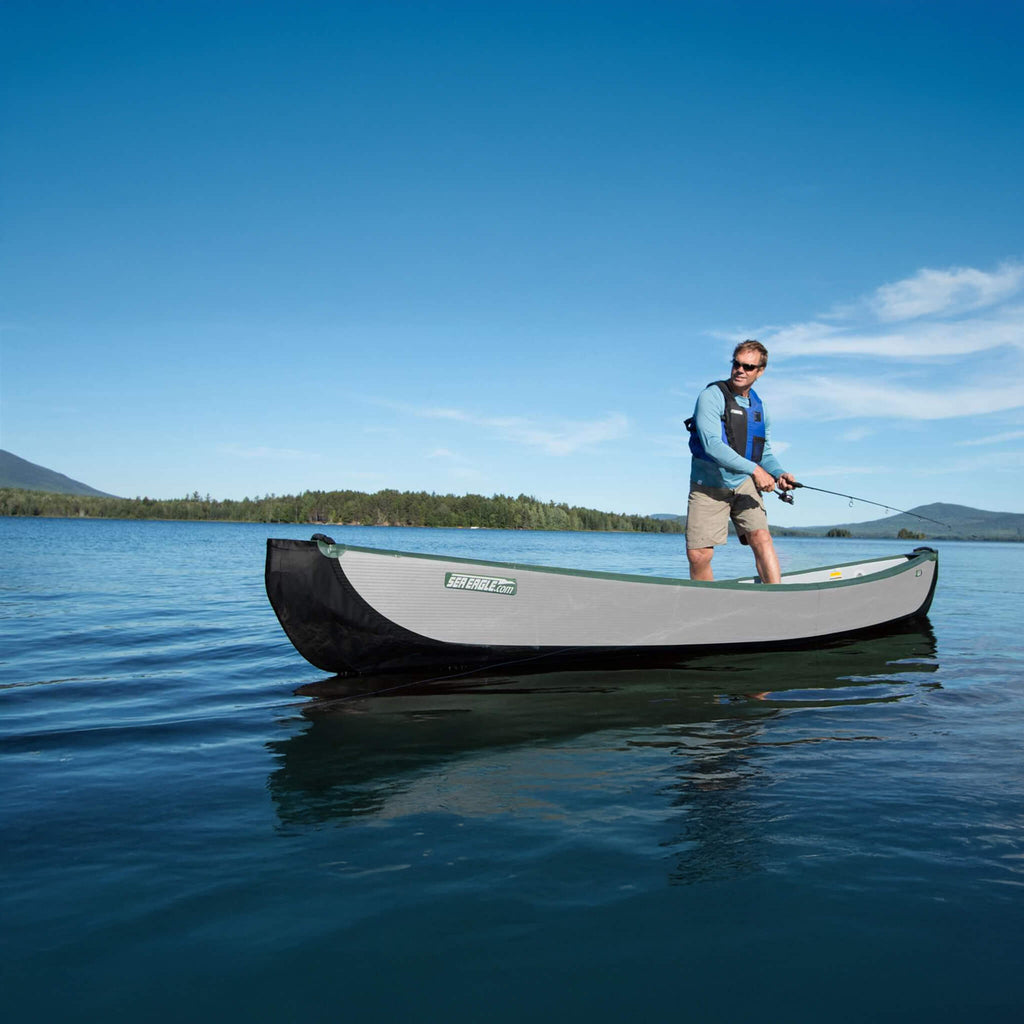 Sea Eagle 3-People  Inflatable Travel Canoe, 16FT