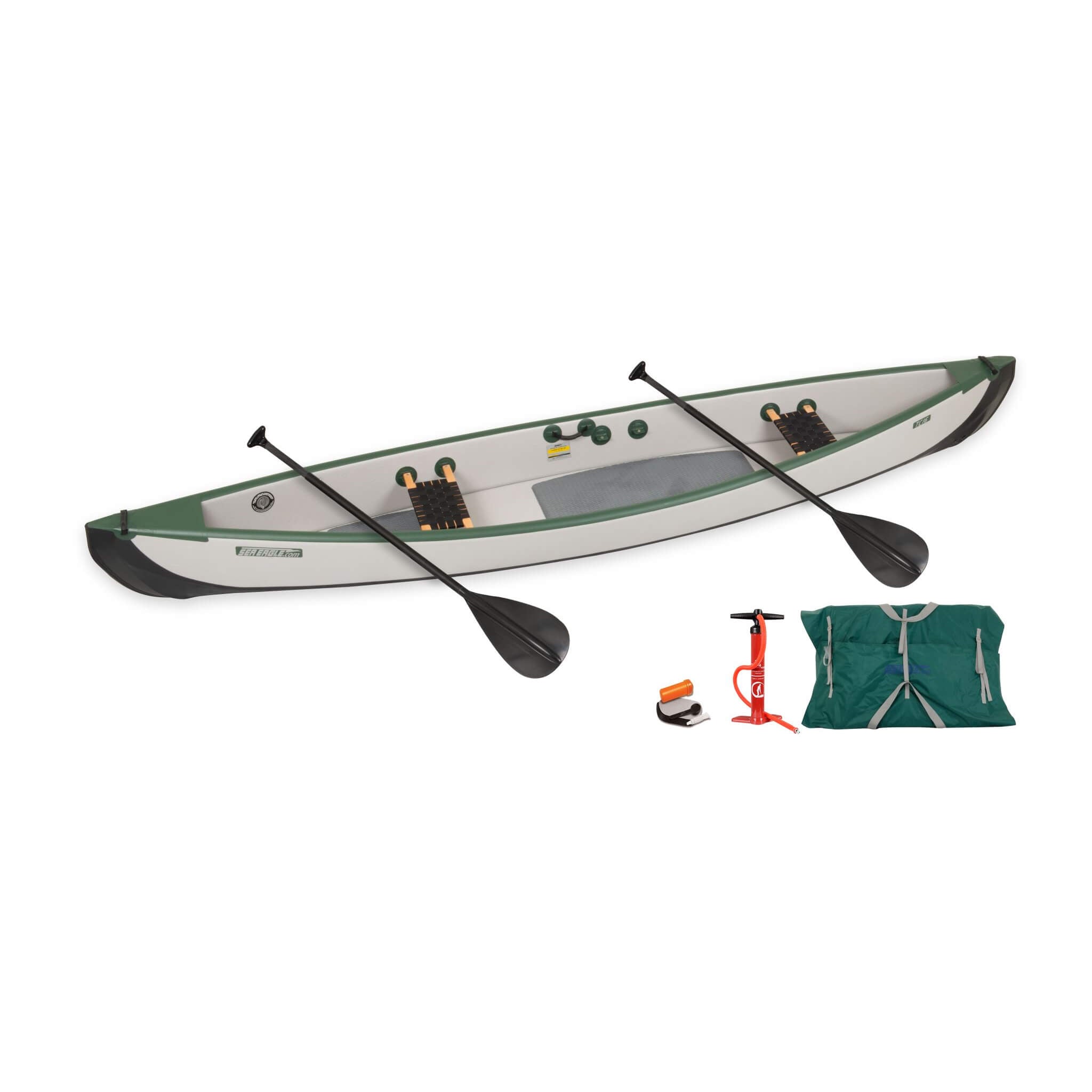 Sea Eagle 3-People  Inflatable Travel Canoe, 16FT