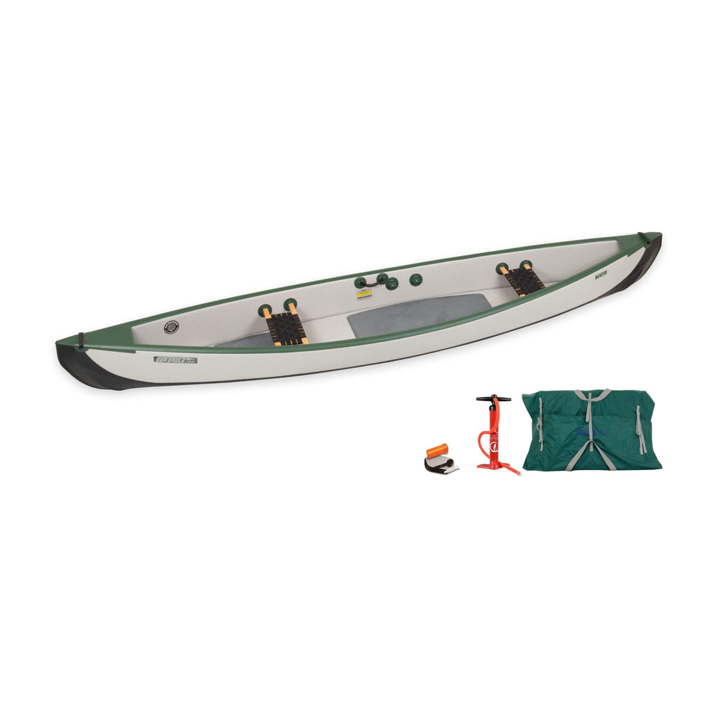Sea Eagle 3-People  Inflatable Travel Canoe, 16FT