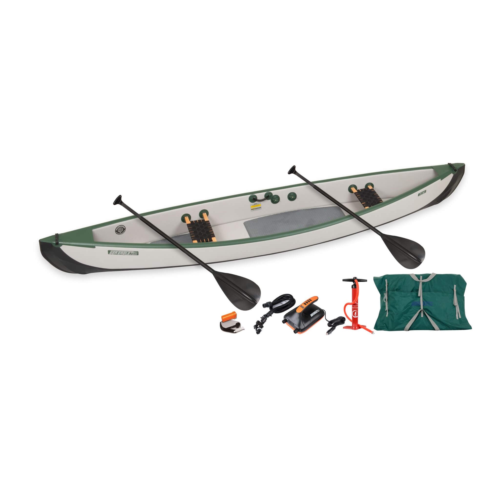 Sea Eagle 3-People  Inflatable Travel Canoe, 16FT