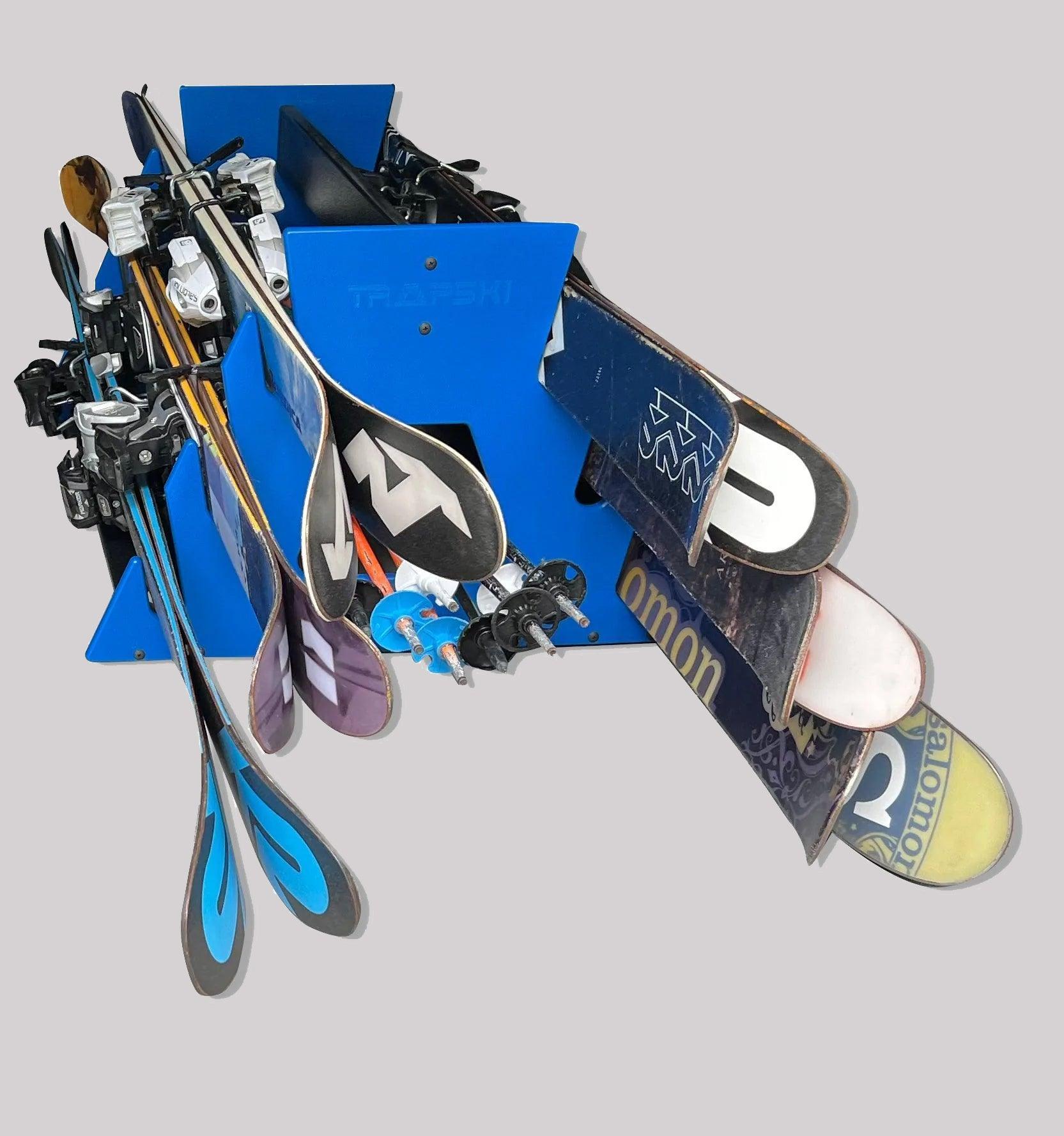 TRAPSKI SIX PACK Mobile All Mountain Ski and Snowboard Rack