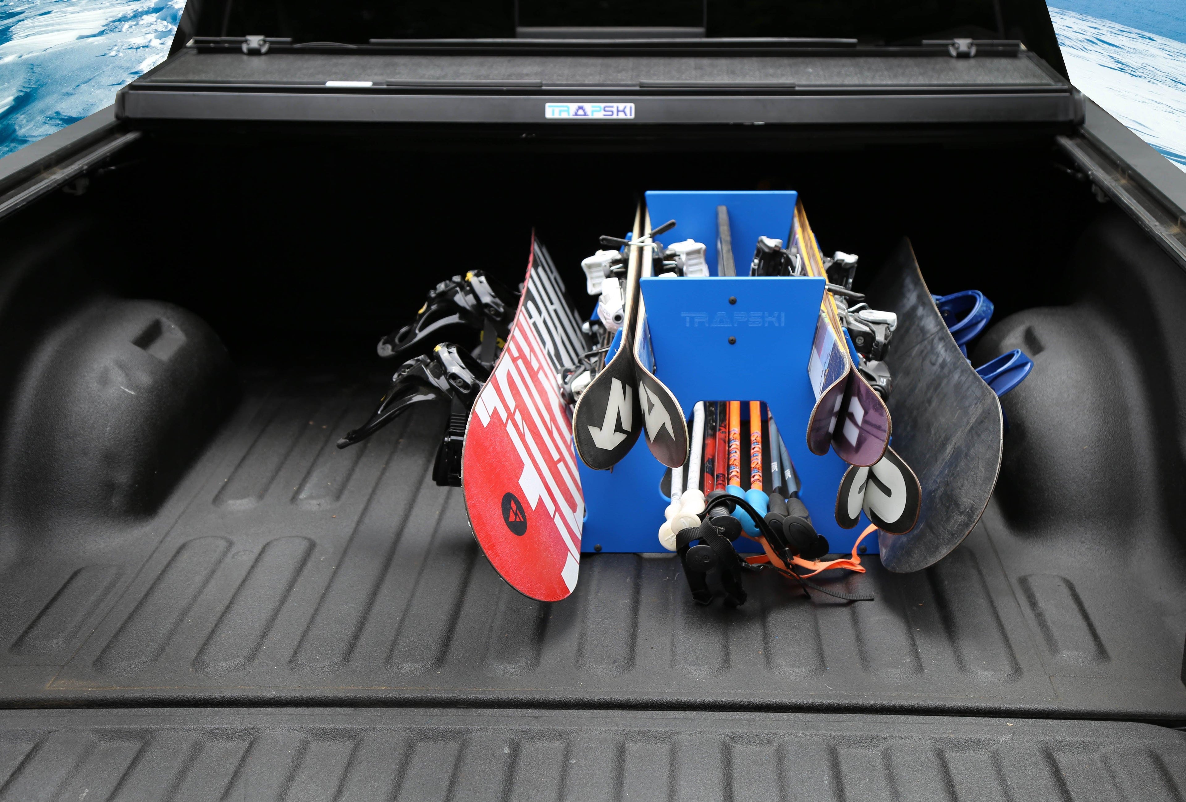 TRAPSKI SIX PACK Mobile All Mountain Ski and Snowboard Rack