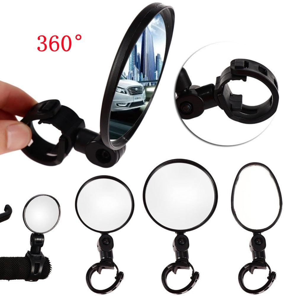 Universal Bike Bicycle Cycling  Mirror Handlebar Wide Angle Rear View