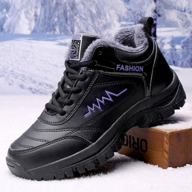 Winter Womens Mens Boots Shoes Plush Warm Sneakers