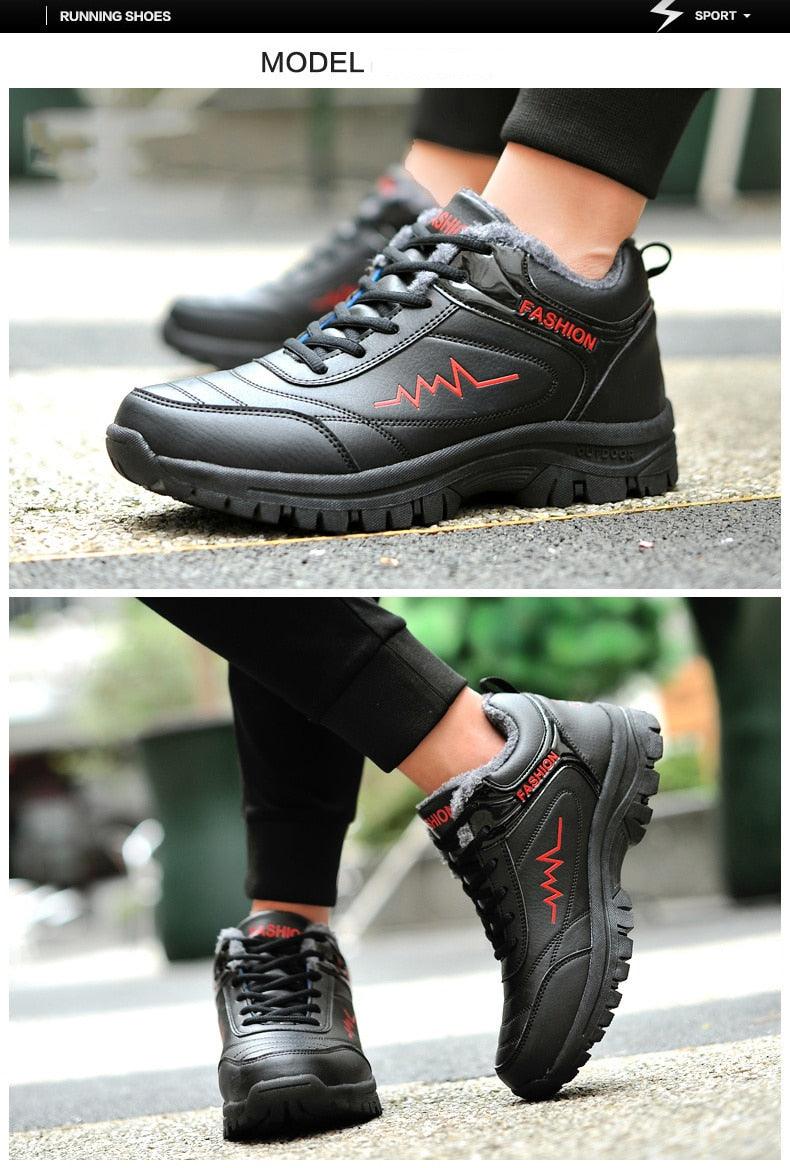 Winter Womens Mens Boots Shoes Plush Warm Sneakers
