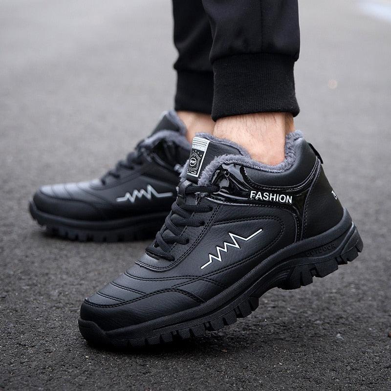 Winter Womens Mens Boots Shoes Plush Warm Sneakers