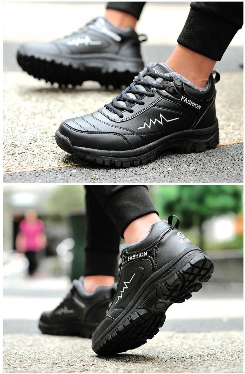 Winter Womens Mens Boots Shoes Plush Warm Sneakers