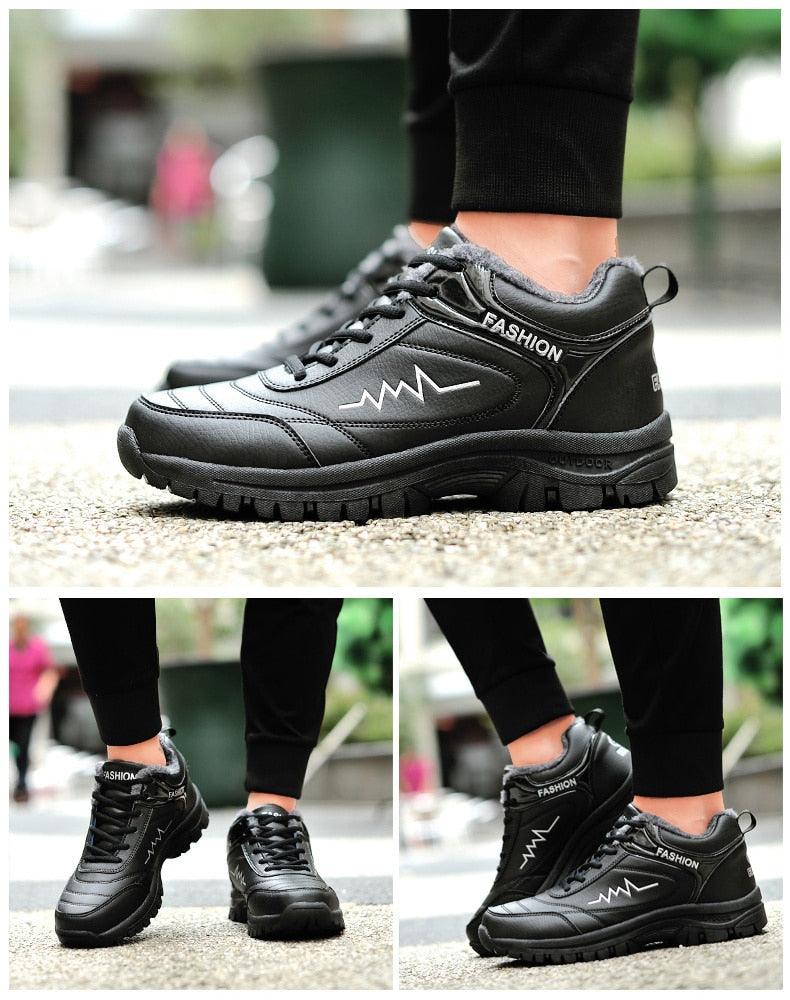 Winter Womens Mens Boots Shoes Plush Warm Sneakers