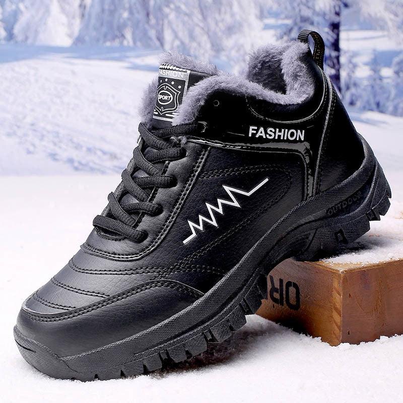 Winter Womens Mens Boots Shoes Plush Warm Sneakers